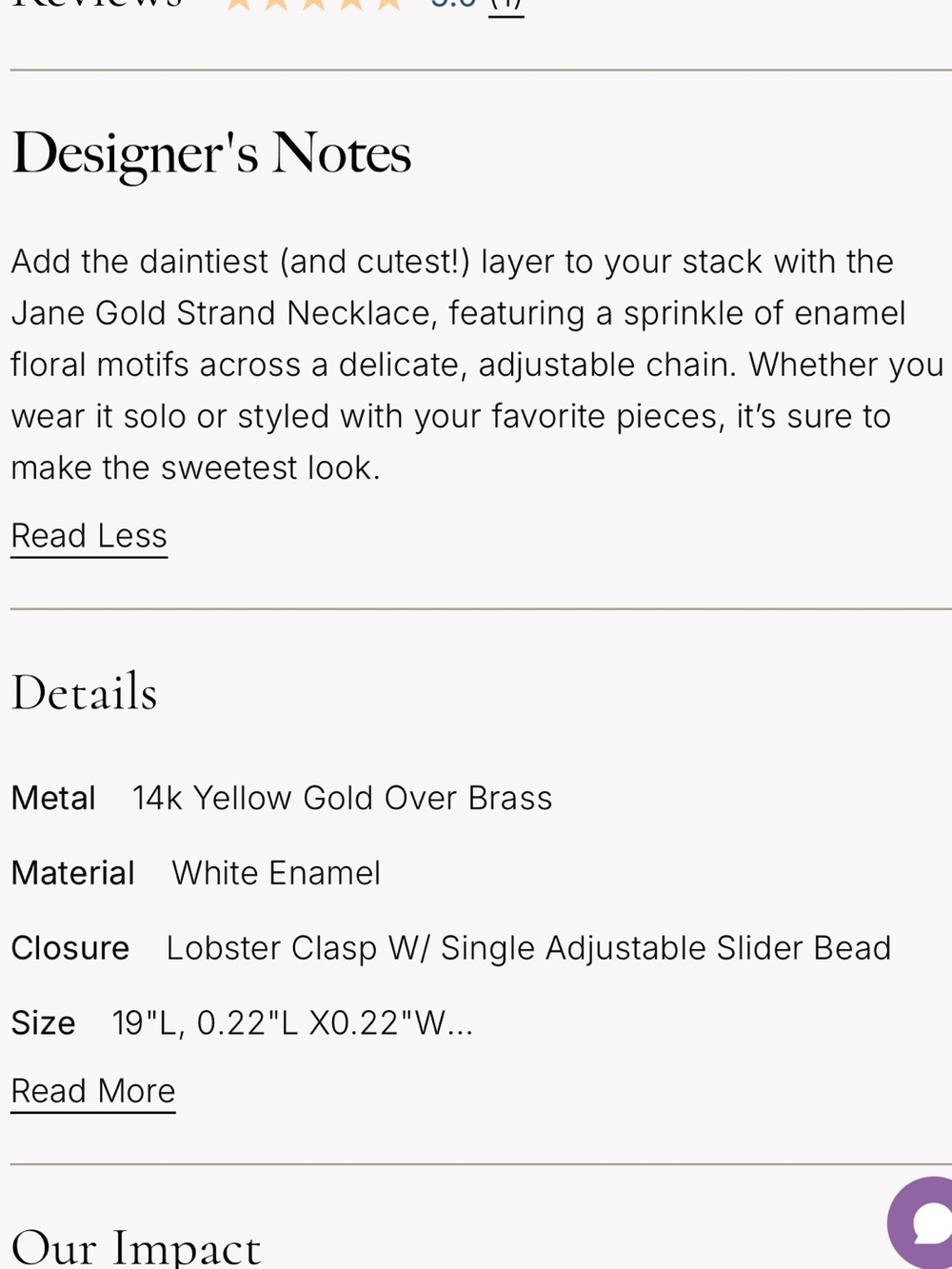 Kendra Scott Jane Gold Strand Necklace - Picture 8 of 8